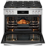 Frigidaire Gallery Smudge-Proof® Stainless Steel 35.8" Gas Range with Total Convection (4.6 Cu. Ft) - GCFG3661AF