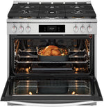 Frigidaire Gallery Smudge-Proof® Stainless Steel 35.8" Gas Range with Total Convection (4.6 Cu. Ft) - GCFG3661AF