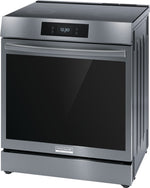 Frigidaire Gallery Smudge-Proof Black Stainless Steel 30" Front Control Induction Range with Total Convection (6.2 Cu. Ft.) - GCFI306CBD