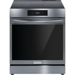 Frigidaire Gallery Smudge-Proof Black Stainless Steel 30" Front Control Induction Range with Total Convection (6.2 Cu. Ft.) - GCFI306CBD