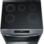 Frigidaire Gallery Smudge-Proof Black Stainless Steel 30" Front Control Induction Range with Total Convection (6.2 Cu. Ft.) - GCFI306CBD