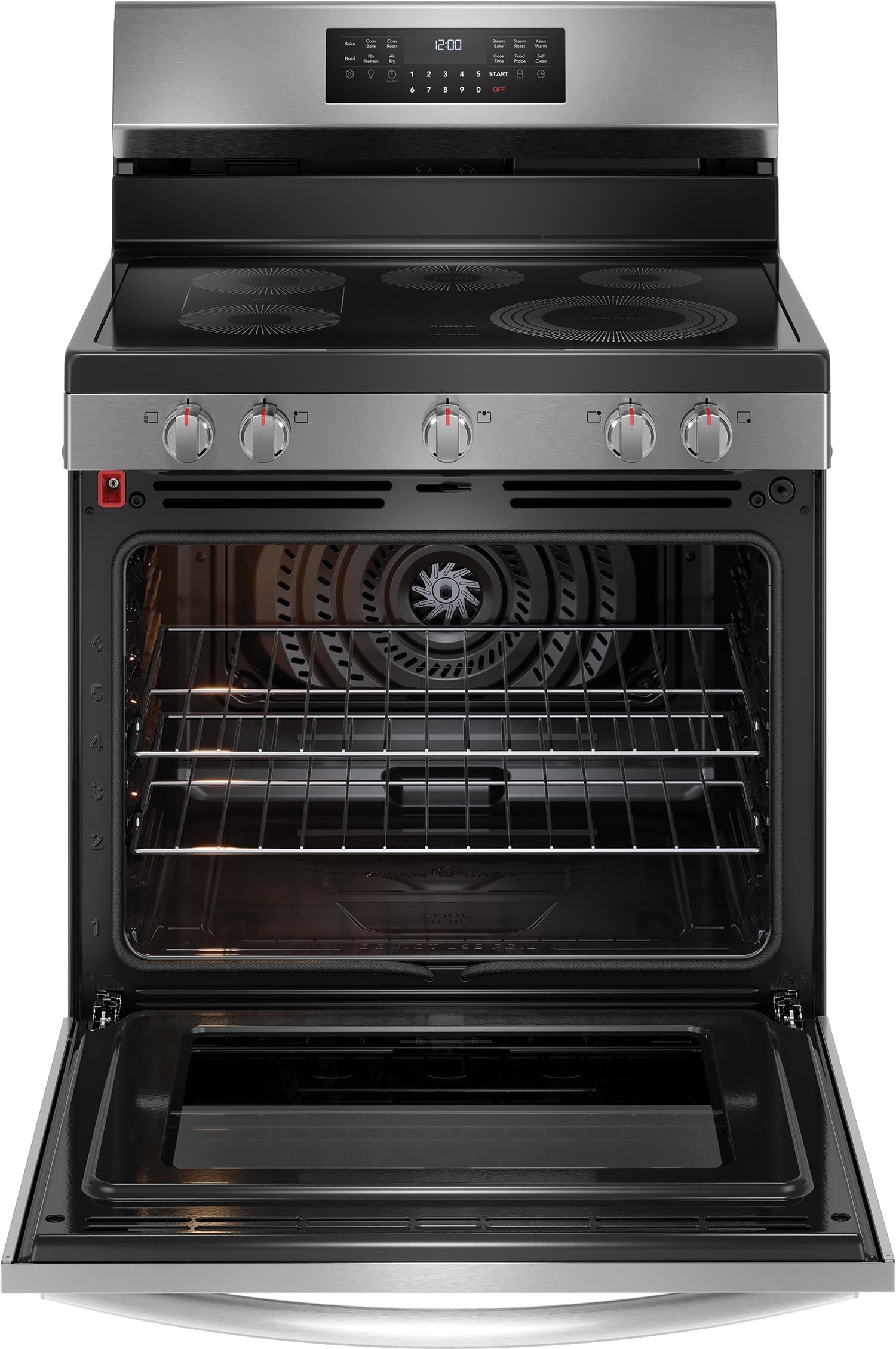 Frigidaire Gallery Smudge-Proof® Stainless Steel 30" Electric Range with Total Convection (5.3 Cu. Ft) - GCRE306CBF