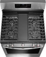 Frigidaire Gallery Smudge-Proof® Stainless Steel 30" Gas Range with Total Convection (5.1 Cu. Ft) - GCRG3060BF