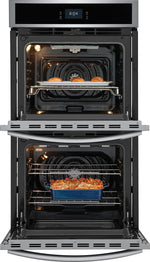Frigidaire Gallery Smudge-Proof Stainless Steel 27" Double Wall Oven with Total Convection and Air Fry (7.6 Cu.Ft.) - GCWD2767AF
