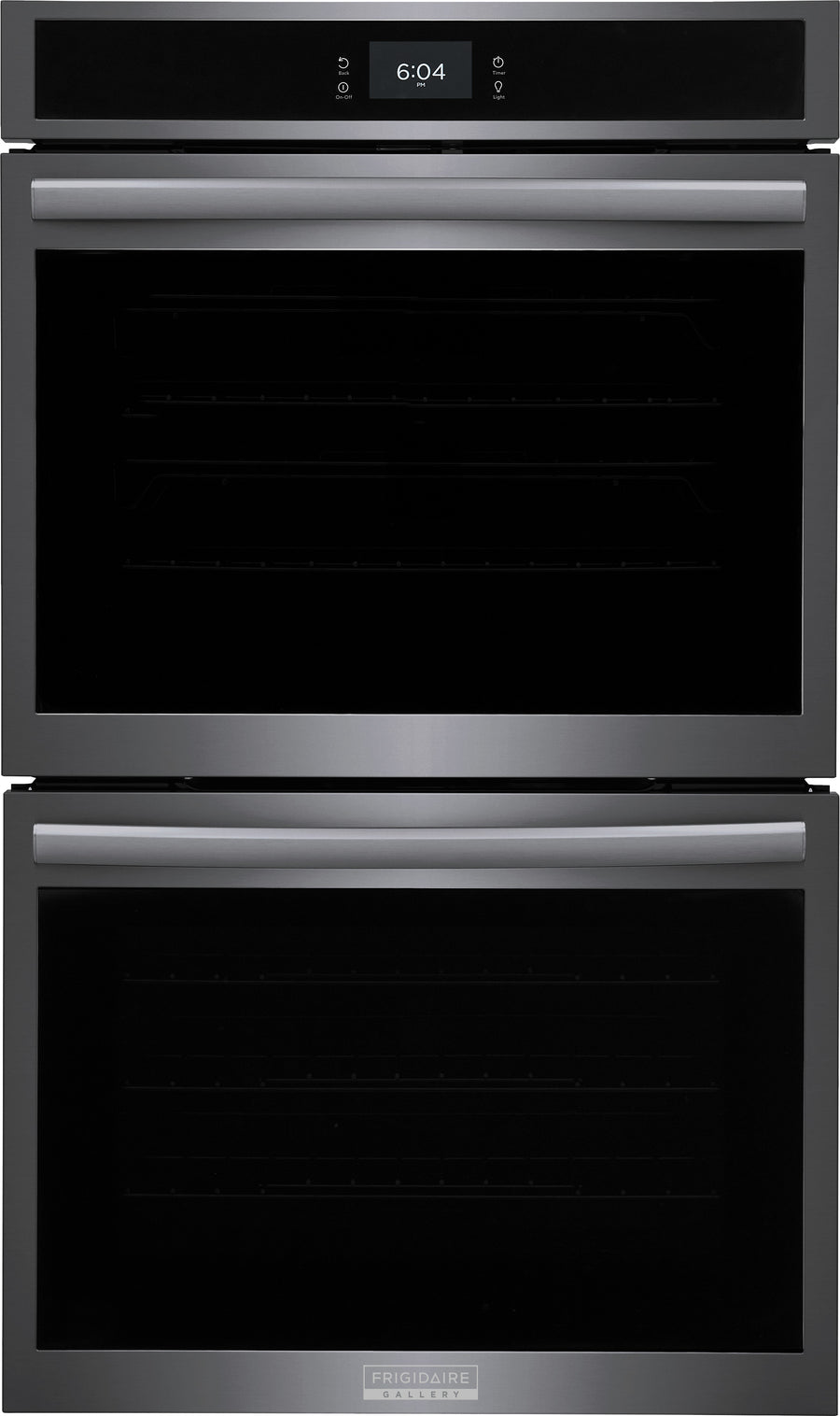 Frigidaire Gallery Smudge-Proof Black Stainless Steel 30" Double Wall Oven with Total Convection (10.6 Cu. Ft) - GCWD3067AD
