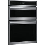 Frigidaire Gallery Smudge-Proof Stainless Steel 30" Wall Oven and Microwave Combination (1.7 Cu. Ft. / 5.3 Cu. Ft.) - GCWM3067AF