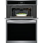 Frigidaire Gallery Smudge-Proof Stainless Steel 30" Wall Oven and Microwave Combination (1.7 Cu. Ft. / 5.3 Cu. Ft.) - GCWM3067AF