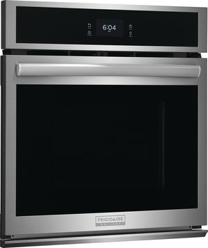 Frigidaire Gallery Smudge-Proof Stainless Steel 27" Single Wall Oven with Total Convection and Air Fry (3.8 Cu.Ft) - GCWS2767AF