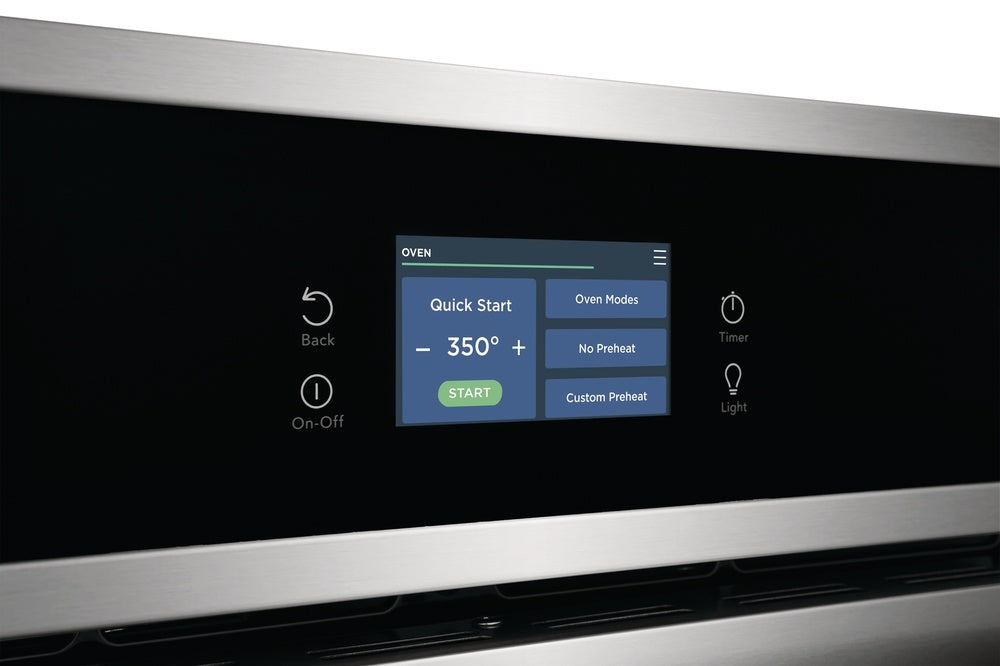 Frigidaire Gallery Smudge-Proof Stainless Steel 27" Single Wall Oven with Total Convection and Air Fry (3.8 Cu.Ft) - GCWS2767AF