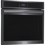 Frigidaire Gallery Smudge-Proof Black Stainless Steel 30" Single Wall Oven with Total Convection (5.3 Cu. Ft) - GCWS3067AD