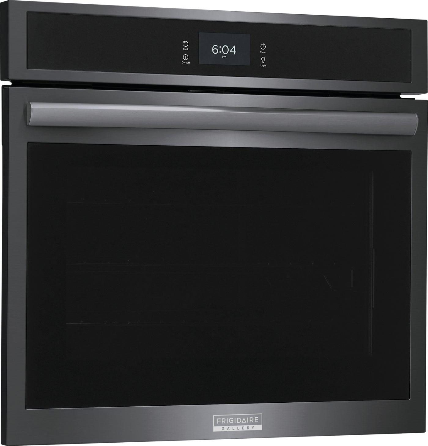 Frigidaire Gallery Smudge-Proof Black Stainless Steel 30" Single Wall Oven with Total Convection (5.3 Cu. Ft) - GCWS3067AD