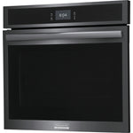 Frigidaire Gallery Smudge-Proof Black Stainless Steel 30" Single Wall Oven with Total Convection (5.3 Cu. Ft) - GCWS3067AD