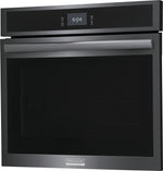 Frigidaire Gallery Smudge-Proof Black Stainless Steel 30" Single Wall Oven with Total Convection (5.3 Cu. Ft) - GCWS3067AD