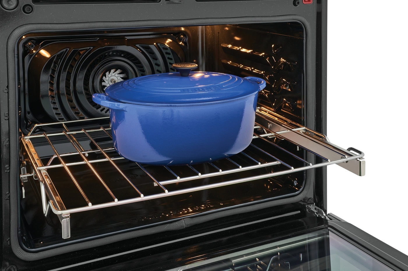 Frigidaire Gallery Smudge-Proof Black Stainless Steel 30" Single Wall Oven with Total Convection (5.3 Cu. Ft) - GCWS3067AD