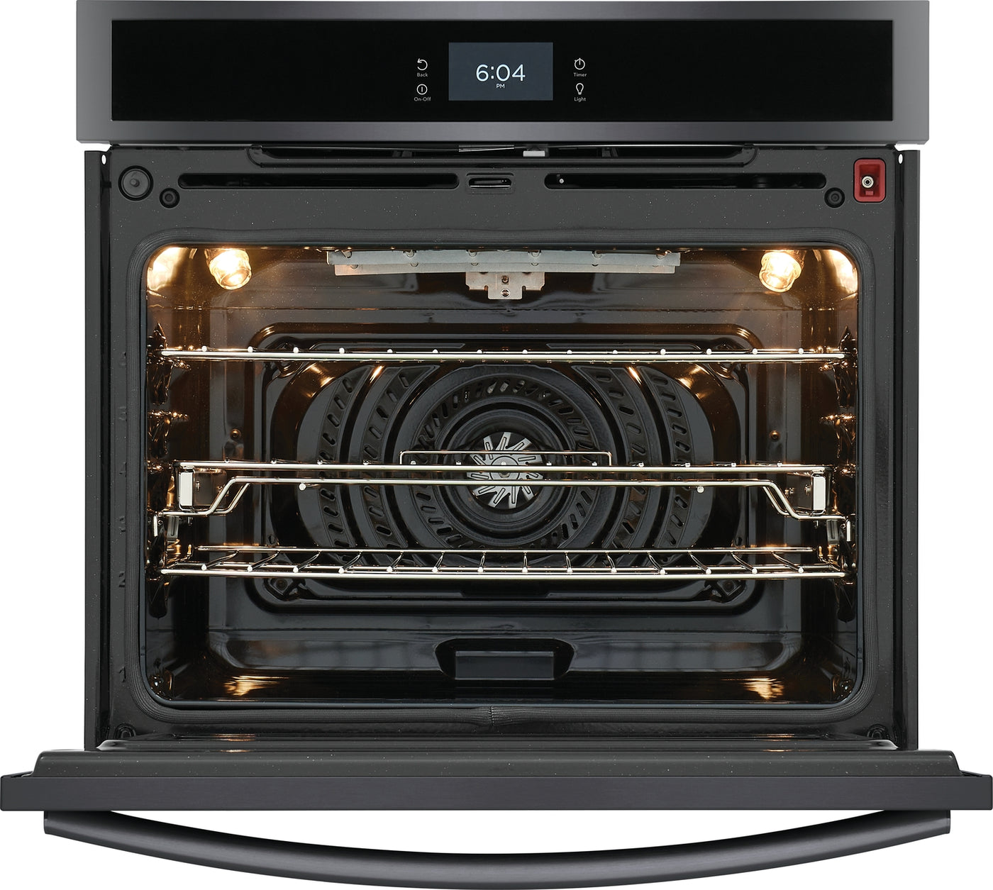 Frigidaire Gallery Smudge-Proof Black Stainless Steel 30" Single Wall Oven with Total Convection (5.3 Cu. Ft) - GCWS3067AD