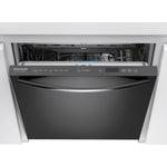 Frigidaire Gallery 24" Smudge-Proof™ Black Stainless Dishwasher with CleanBoost™ (47 dBA) - GDSH4715AD