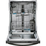 Frigidaire Gallery 24" Smudge-Proof™ Black Stainless Dishwasher with CleanBoost™ (47 dBA) - GDSH4715AD