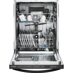 Frigidaire Gallery 24" Smudge-Proof™ Black Stainless Dishwasher with CleanBoost™ (47 dBA) - GDSH4715AD
