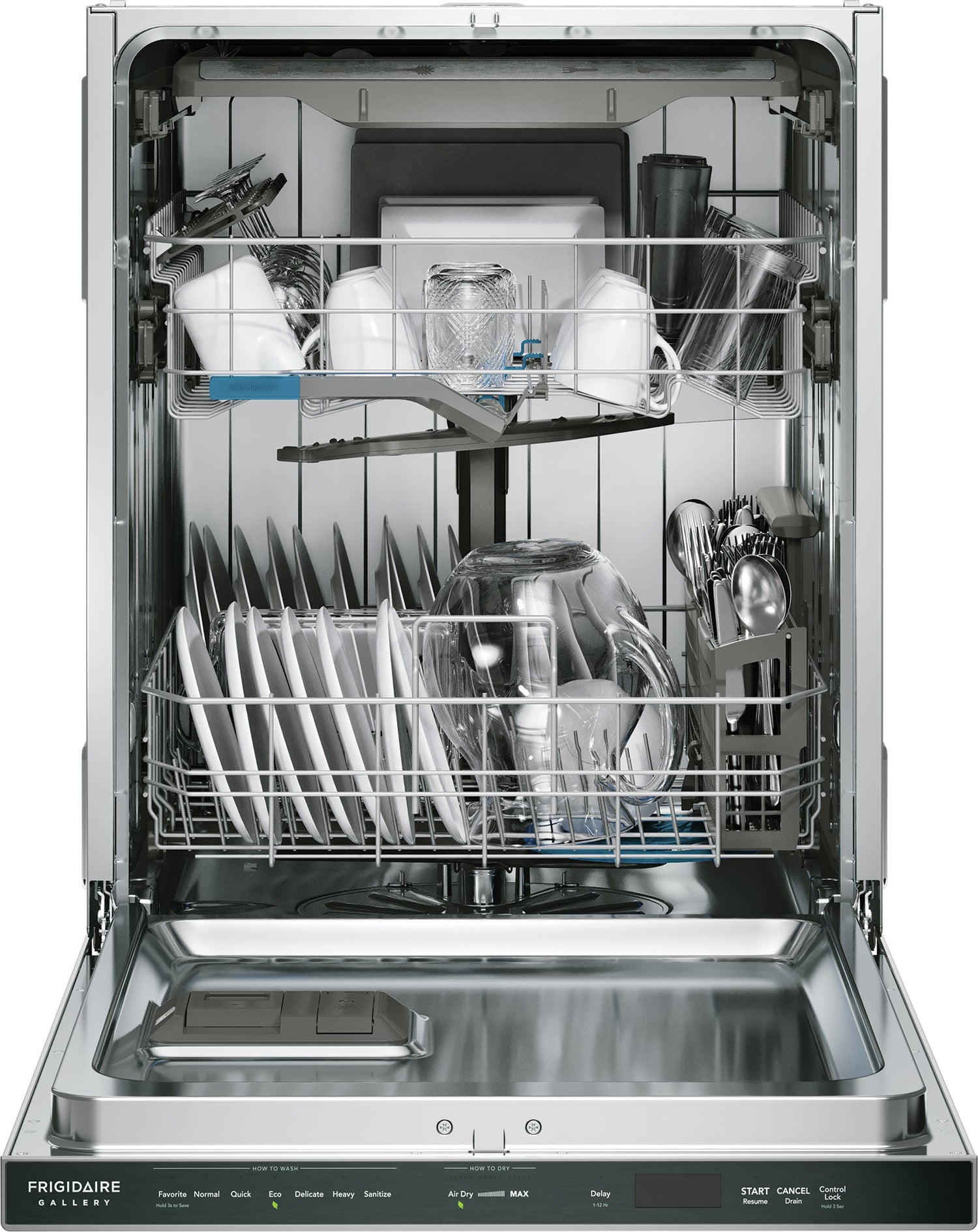 Frigidaire Gallery 24" Smudge-Proof™ Stainless Steel Dishwasher with CleanBoost™ (47 dBA) - GDSP4715AF