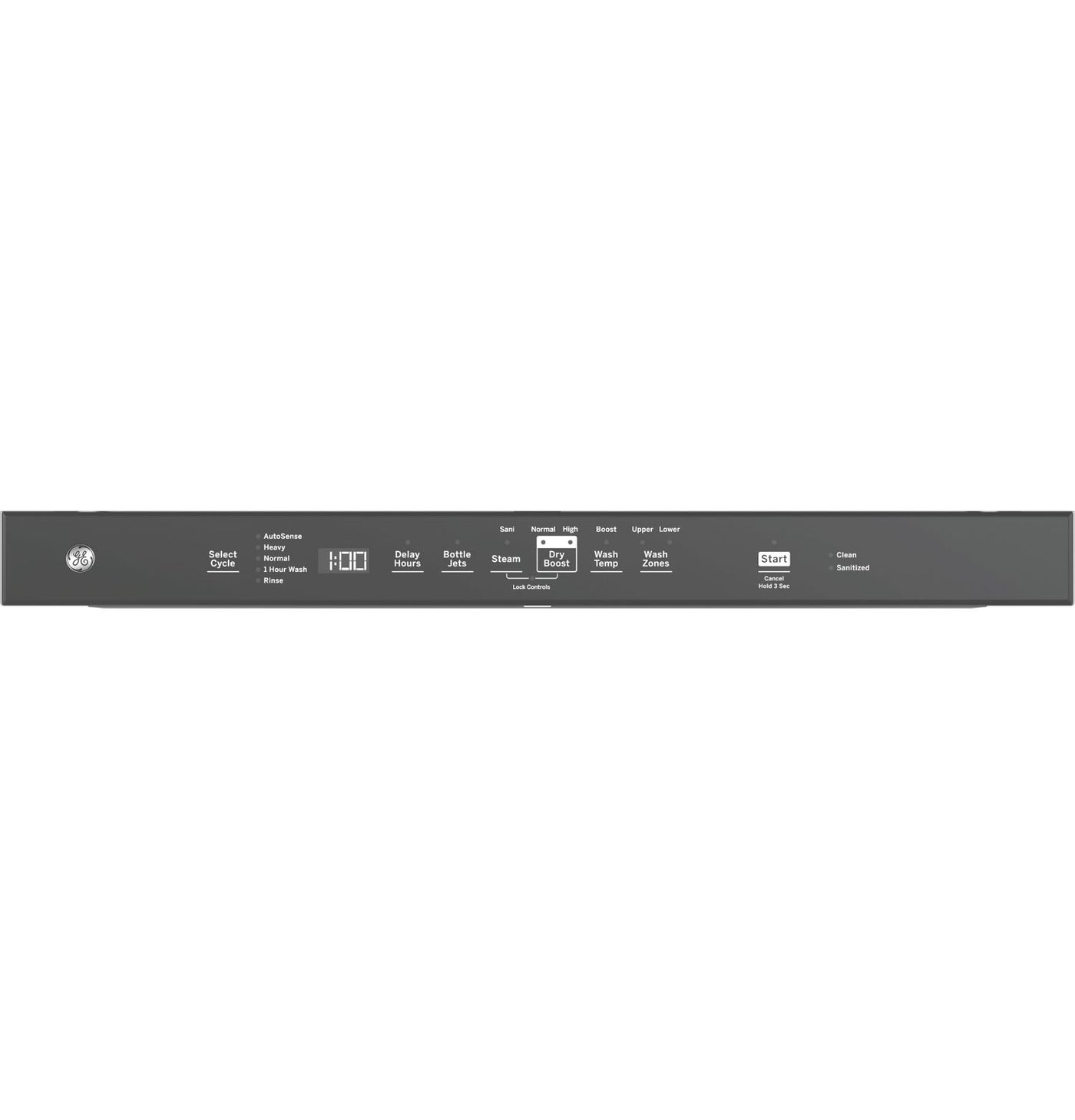GE 24" Fingerprint Resistant Stainless Steel Top Control Dishwasher with Stainless Steel Interior and Third Rack - GDT650SYVFS