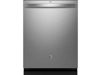 GE 24" Fingerprint Resistant Stainless Steel Top Control Dishwasher with Stainless Steel Interior and Third Rack - GDT650SYVFS