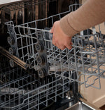 GE 24" Fingerprint Resistant Stainless Steel Top Control Dishwasher with Stainless Steel Interior and Third Rack - GDT650SYVFS