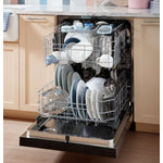 GE 24" Fingerprint Resistant Stainless Steel Top Control Dishwasher with Stainless Steel Interior and Third Rack - GDT650SYVFS