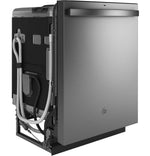 GE 24" Fingerprint Resistant Stainless Steel Top Control Dishwasher with Stainless Steel Interior and Third Rack - GDT670SYVFS