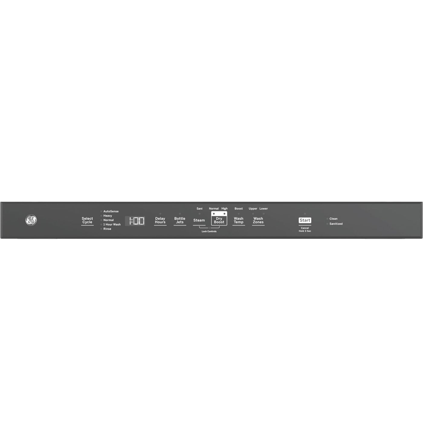 GE 24" Fingerprint Resistant Stainless Steel Top Control Dishwasher with Stainless Steel Interior and Third Rack - GDT670SYVFS