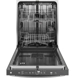 GE 24" Fingerprint Resistant Stainless Steel Top Control Dishwasher with Stainless Steel Interior and Third Rack - GDT670SYVFS