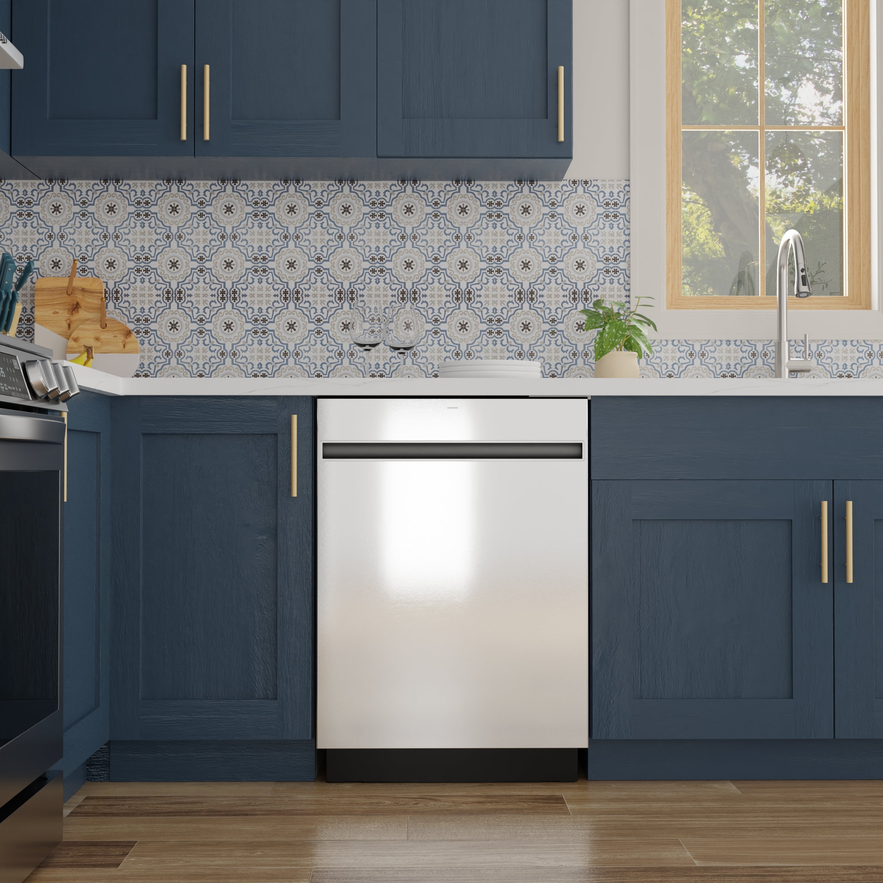 GE Fingerprint Resistant Stainless Steel Dishwasher (47dBA) - GBT600SSVFS