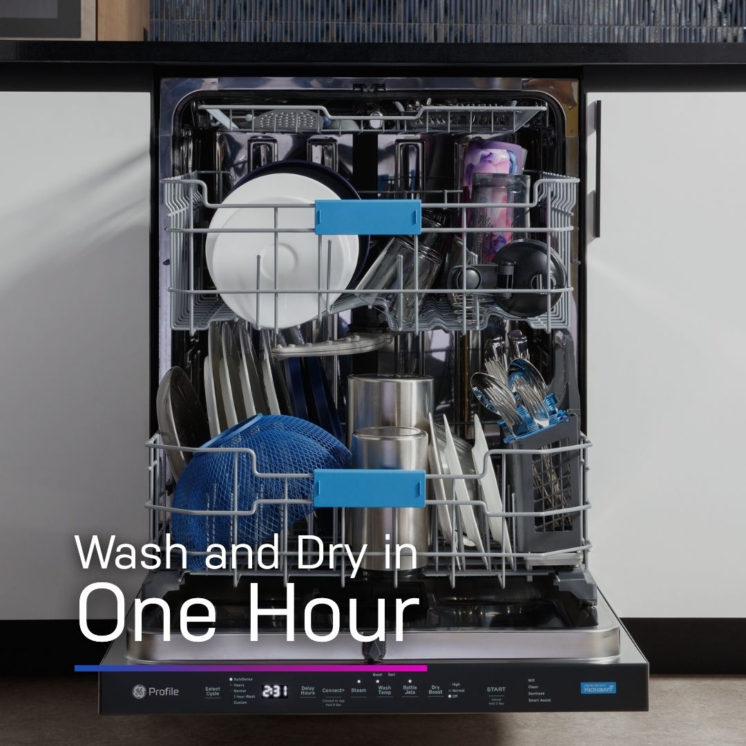 GE Profile Fingerprint Resistant Stainless Steel Smart Dishwasher with Auto Open Dry (42 dBA) – PBT700SSVFS--
