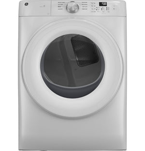GE 7.8 cu. ft. Capacity Front Load Electric Dryer with Sanitize Cycle, Control Lock and WiFi, White - GFD35ESMYWW