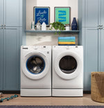GE 5.3 cu. ft. (IEC) Capacity Front Load Washer with UltraFresh Vent System White - GFW350SSYWW