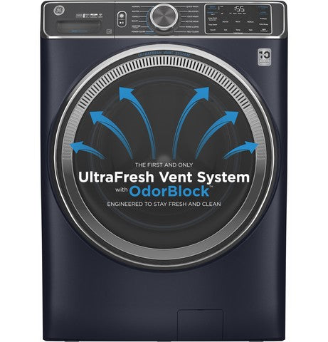 GE Sapphire Blue Front Load Washer with SmartDispense™ and UltraFresh Vent System with OdorBlock™ (5.8 Cu. Ft.) - GFW850SPNRS