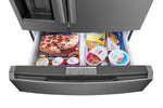 Frigidaire Gallery 36" 21.5 Cu. Ft. Smudge-Proof® Black Stainless Steel Counter-Depth 4-Door French Door Refrigerator - GRMC2273CD