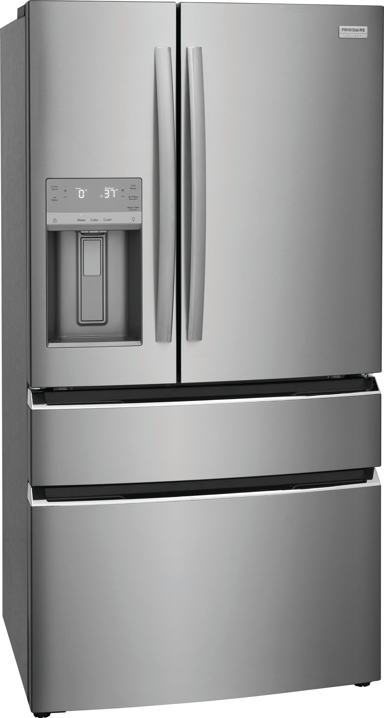Frigidaire Gallery 36" 21.5 Cu. Ft. Smudge-Proof® Stainless Steel Counter-Depth 4-Door French Door Refrigerator - GRMC2273CF