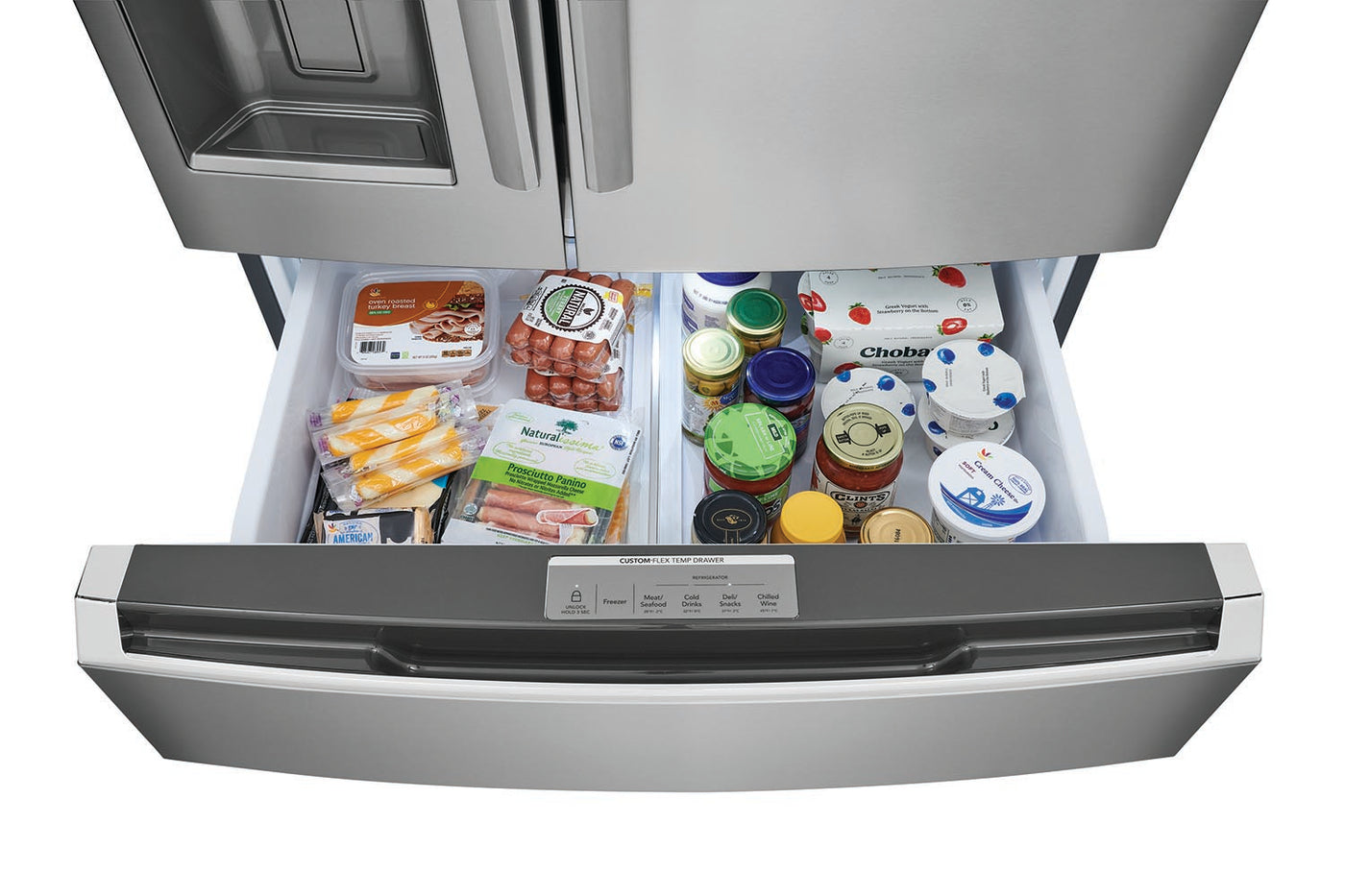 Frigidaire Gallery Smudge-Proof® Stainless Steel Counter-Depth 4-Door French Refrigerator (21.5 Cu. Ft.) - GRMC2273CF