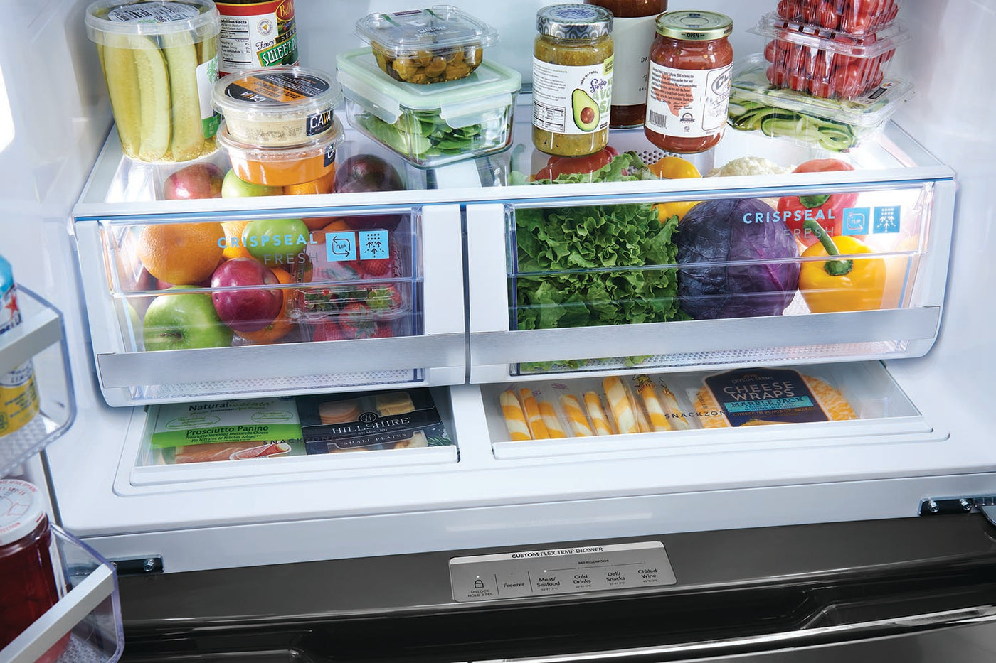 Frigidaire Gallery Smudge-Proof® Stainless Steel Counter-Depth 4-Door French Refrigerator (21.5 Cu. Ft.) - GRMC2273CF