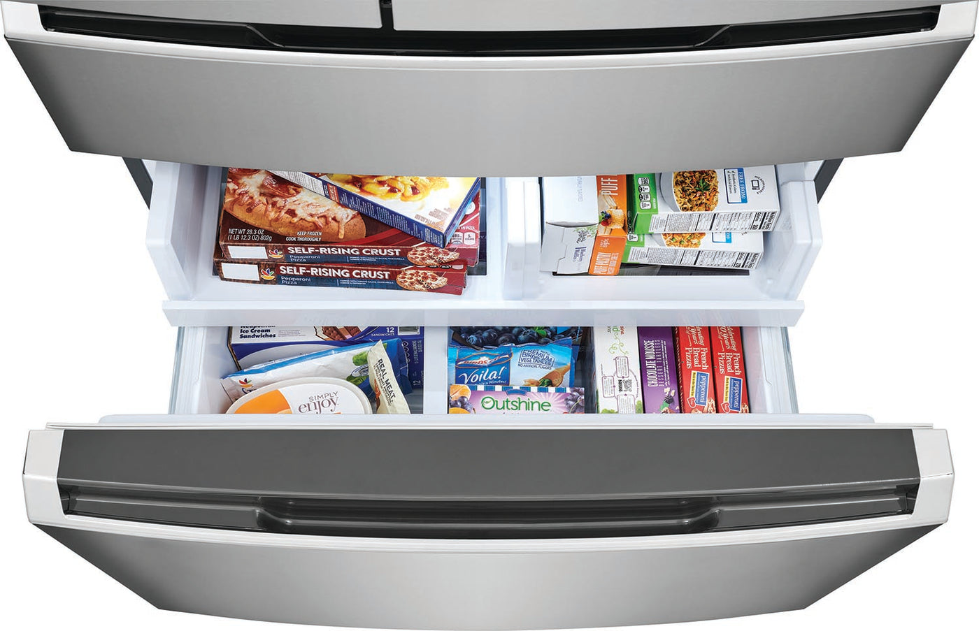 Frigidaire Gallery Smudge-Proof® Stainless Steel Counter-Depth 4-Door French Refrigerator (21.5 Cu. Ft.) - GRMC2273CF