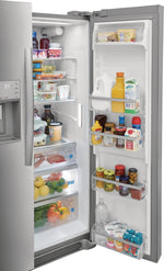 Frigidaire Gallery 36.35" 25.6 Cu. Ft. Smudge-Proof® Stainless Steel Side-by-Side Refrigerator - GRSS2652AF