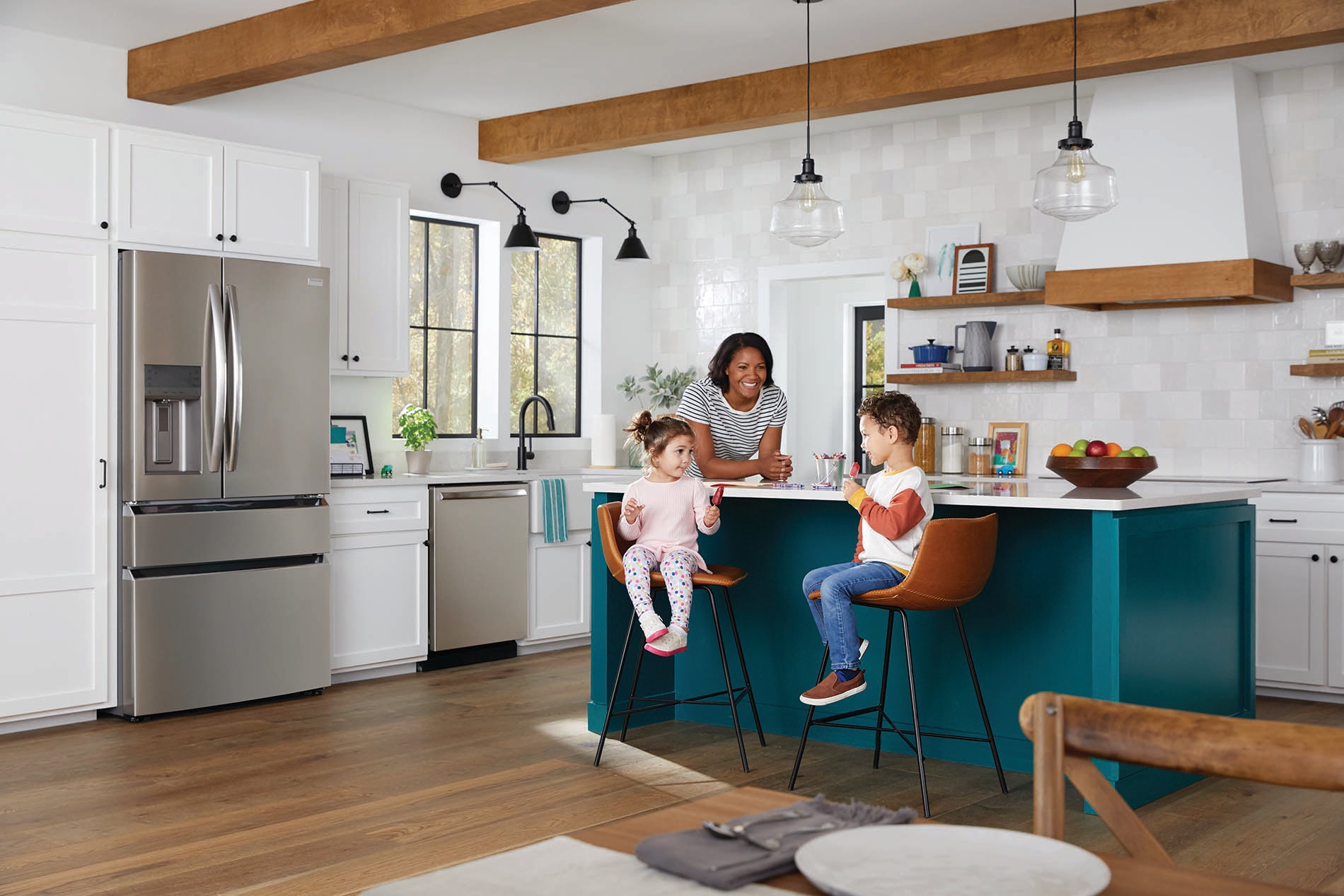 Frigidaire Gallery 36" 21.5 Cu. Ft. Smudge-Proof® Stainless Steel Counter-Depth 4-Door French Door Refrigerator - GRMC2273CF