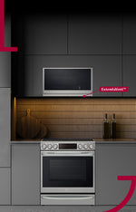 LG Smudge Resistant Stainless Steel Smart Wi-Fi Enabled Over-the-Range Microwave with ExtendaVent® 2.0 & EasyClean® (2.1 cu. ft.) - MVEL2137F