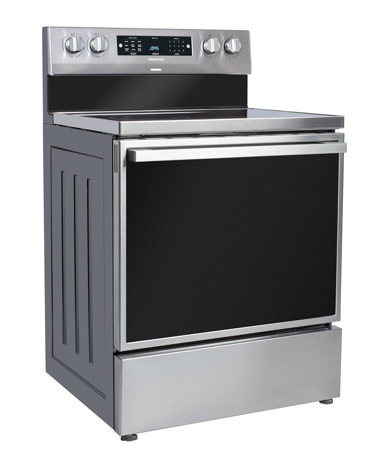 Hisense Stainless Steel Range True Convection with 11 Baking Programs Including Air Fry (5.8 Cu. Ft) - HBE3501CPS