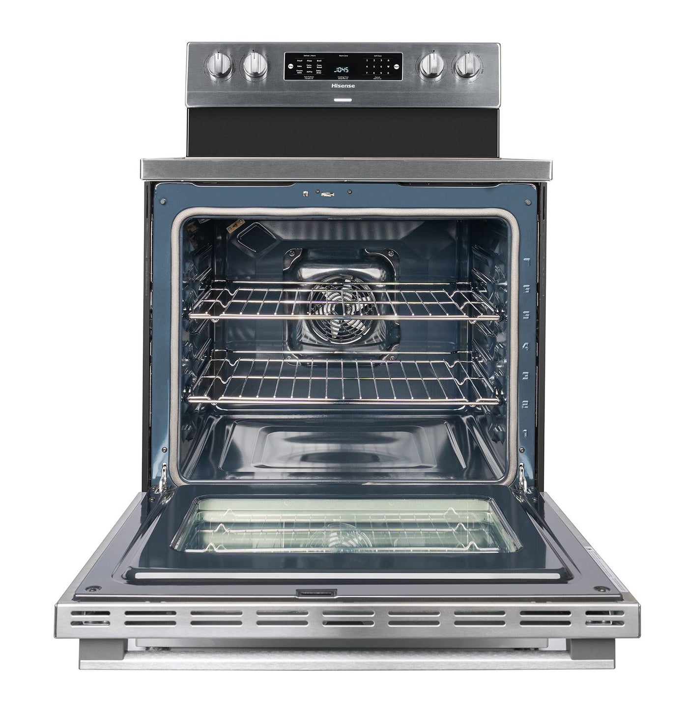 Hisense Stainless Steel Range True Convection with 11 Baking Programs Including Air Fry (5.8 Cu. Ft) - HBE3501CPS