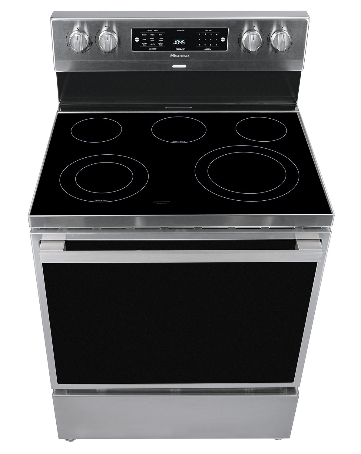 Hisense Stainless Steel Range True Convection with 11 Baking Programs Including Air Fry (5.8 Cu. Ft) - HBE3501CPS