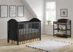 Delia Cottage Crib - Black