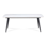 Bellmar 48" Sintered Stone Coffee Table - White