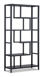 Conte - 5 Tier Book Shelf - Black