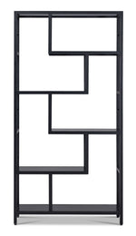 Conte - 5 Tier Book Shelf - Black